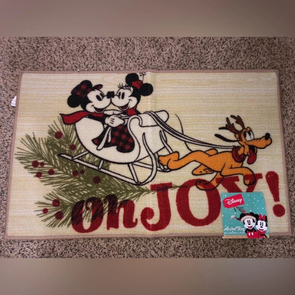 Mickey Mouse Christmas Accent Rug